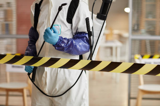 Professional Sewage Cleanup technician working in Midway, GA